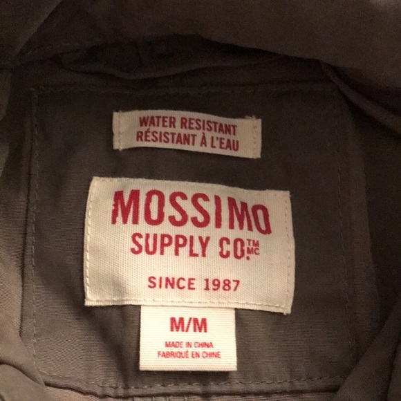 Mossimo Supply Co  size Medium green lightweight waterproof stadium jacket - Picture 11 of 12